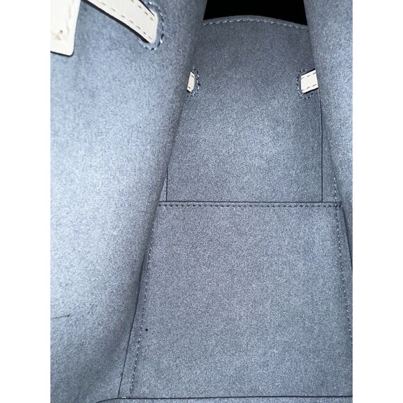 Furla Bucket‎ Bag Small Grey Calf Leather Suede Miastella Chic Modern Designer - Picture 11 of 16